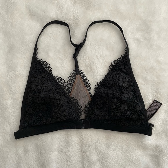 Victoria Secret Black Lace Bralette XS - Picture 1 of 3
